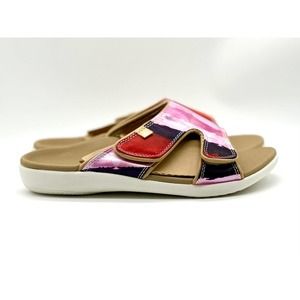 Spenco Sandals Women Size 10D Kholo Monet‎ Sundress Orthotic Slide Adjustable
